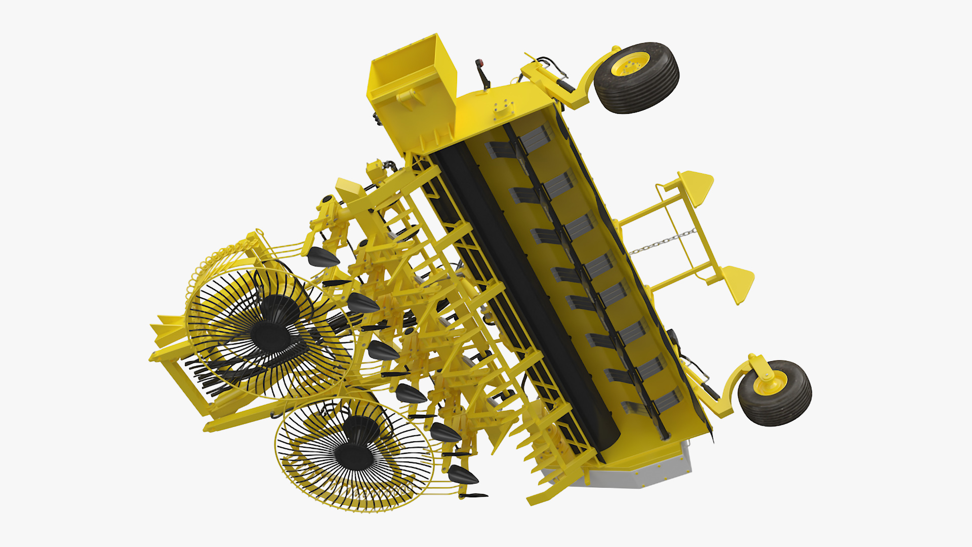 3D Beet Harvester Tool Yellow