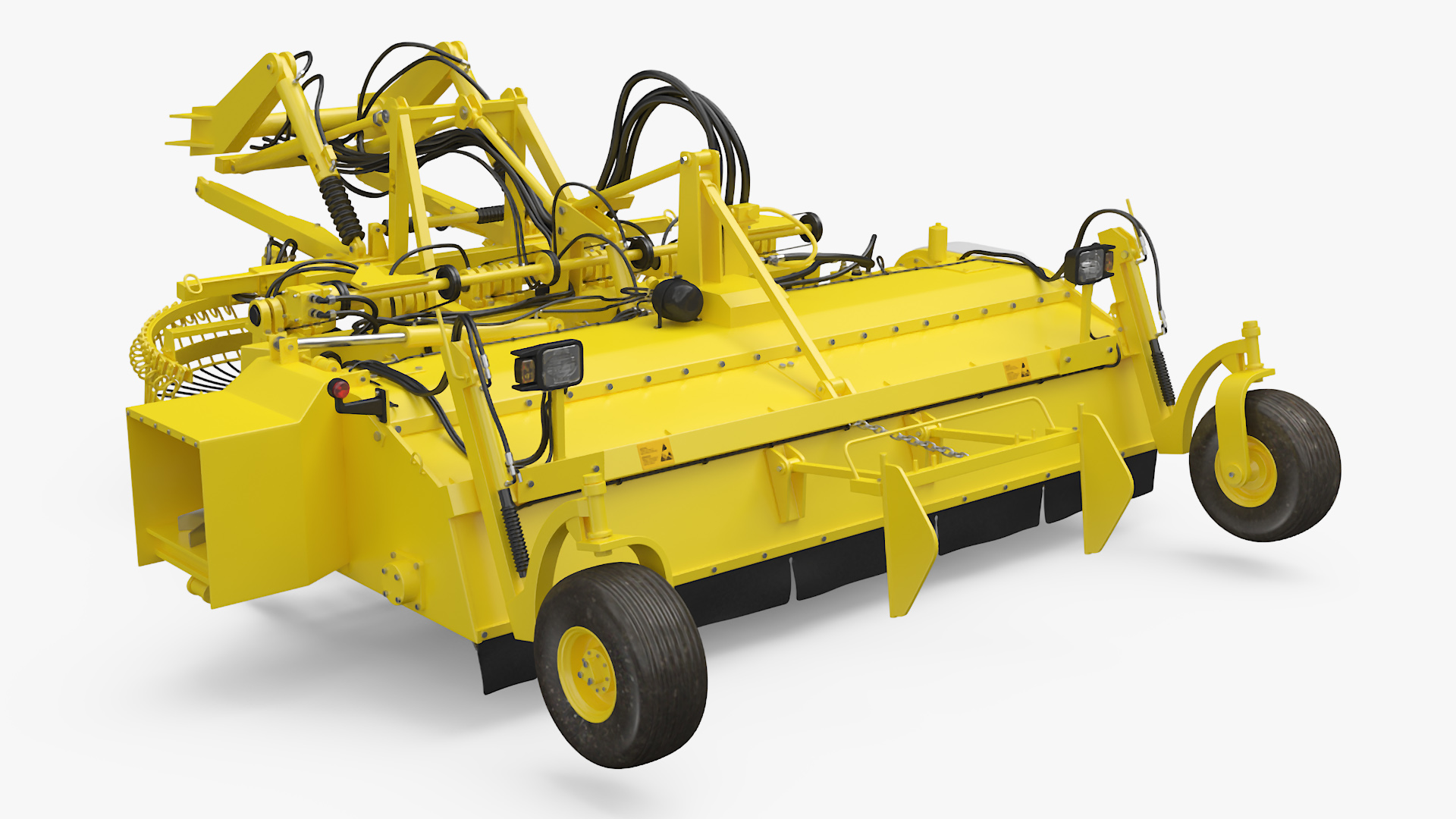 3D Beet Harvester Tool Yellow