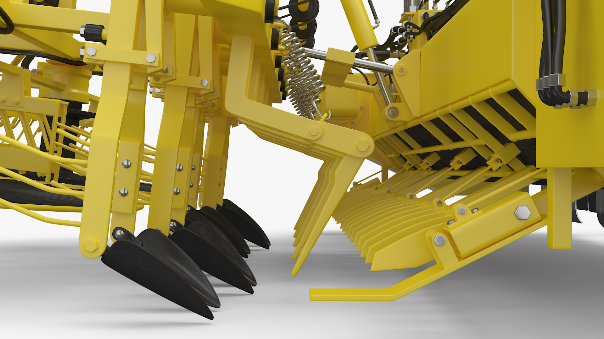 3D Beet Harvester Tool Yellow