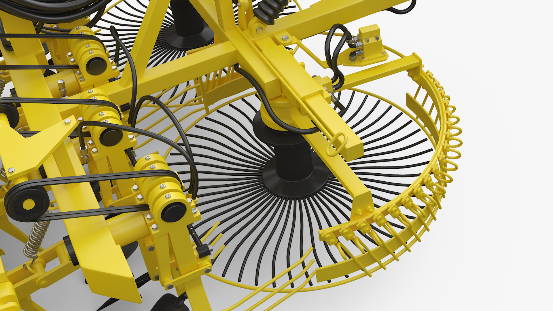 3D Beet Harvester Tool Yellow