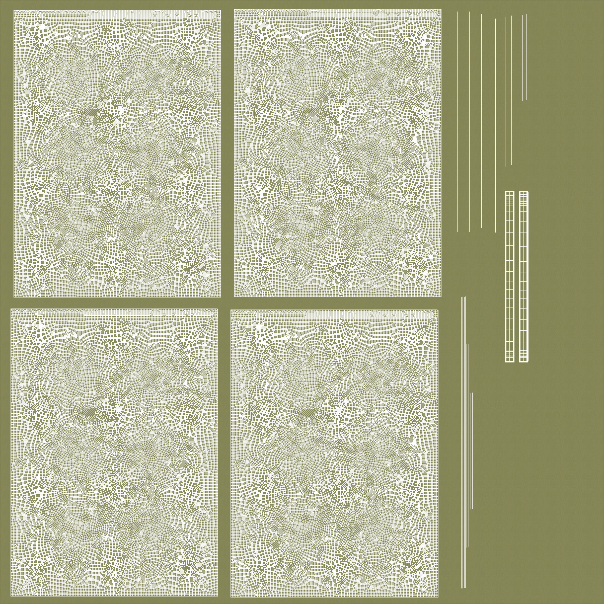 3D Classic Curtains with Tieback on Rod