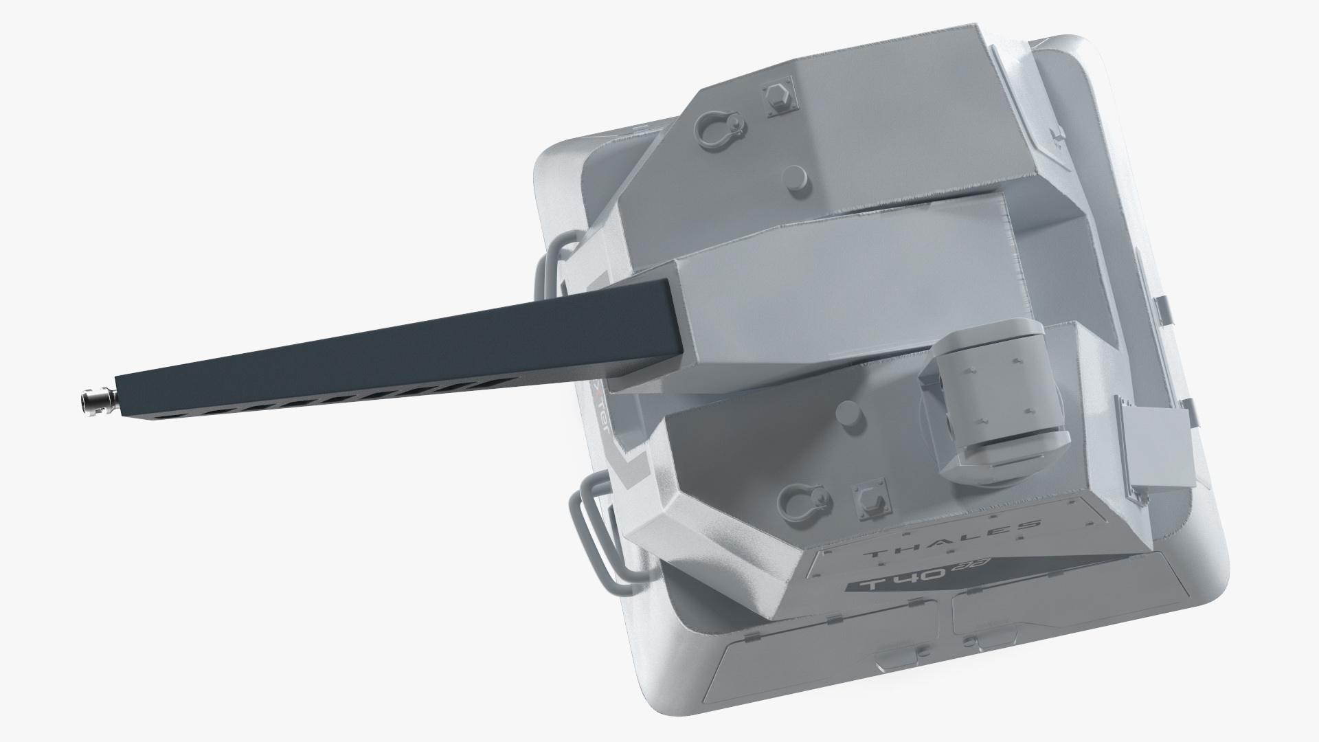 Autonomous RAPID Fire Turret Thales Rigged 3D