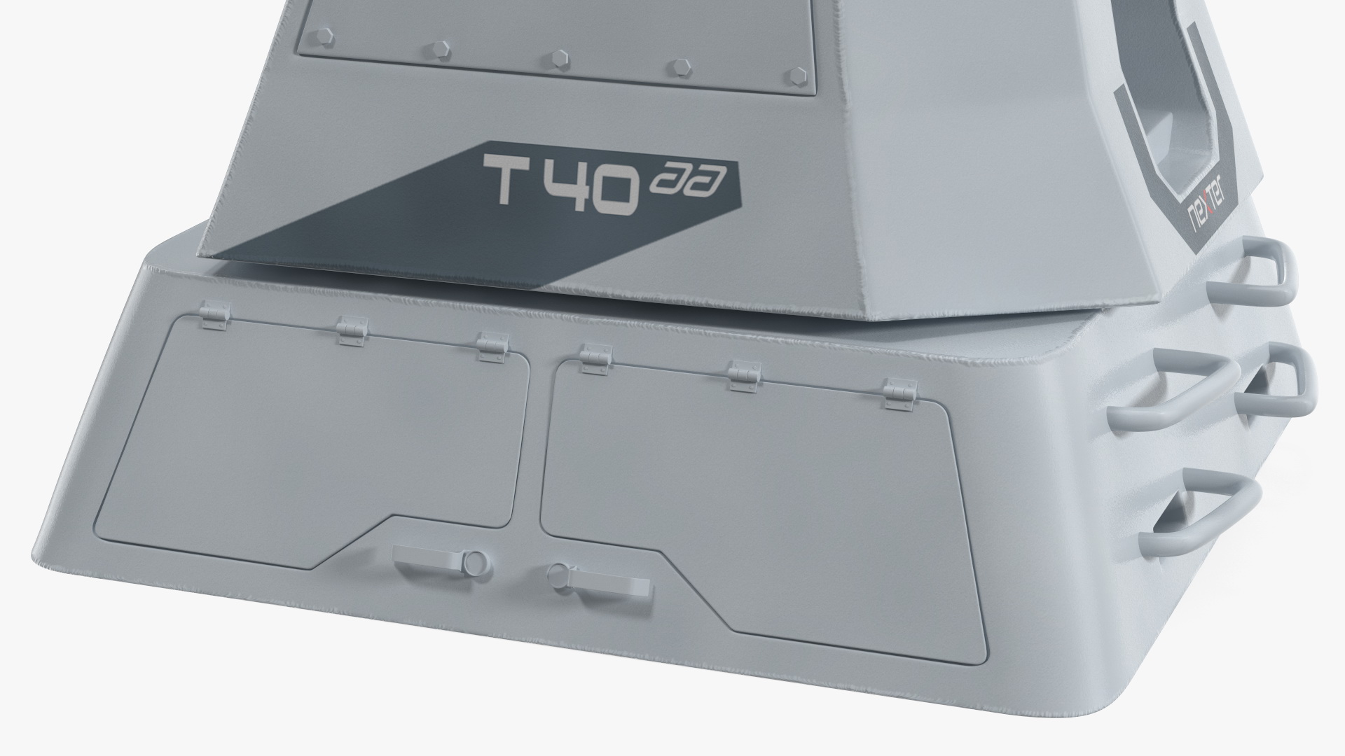 Autonomous RAPID Fire Turret Thales Rigged 3D