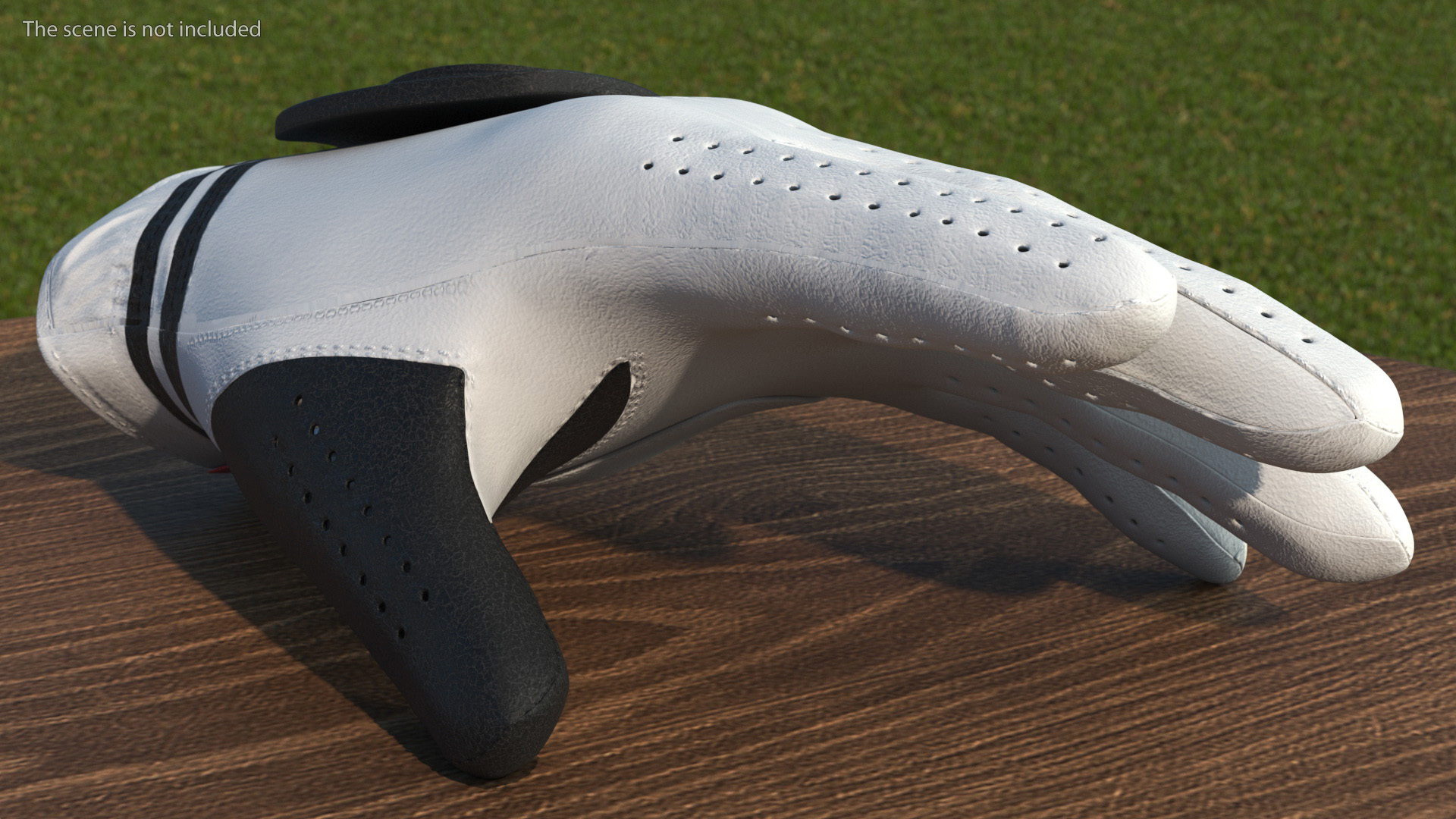 3D Premium Golf Gloves Asher White