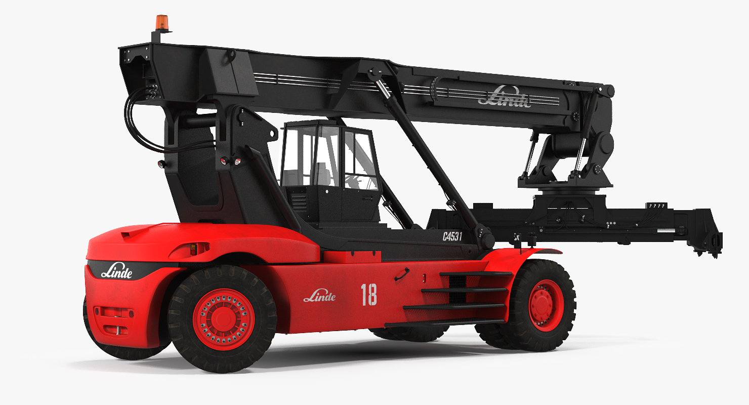 Reach Stacker Linde 3D model