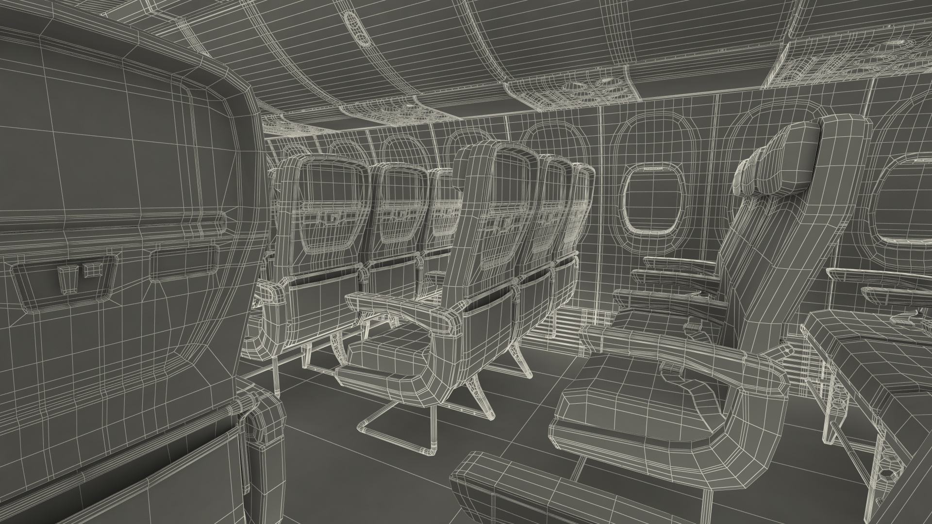 3D Boeing 737 900 ER Delta with Inflatable Evacuation Door Slide