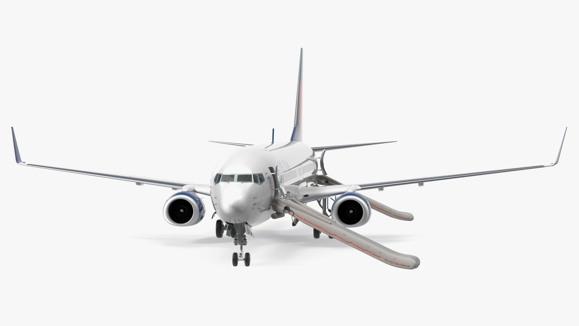 3D Boeing 737 900 ER Delta with Inflatable Evacuation Door Slide
