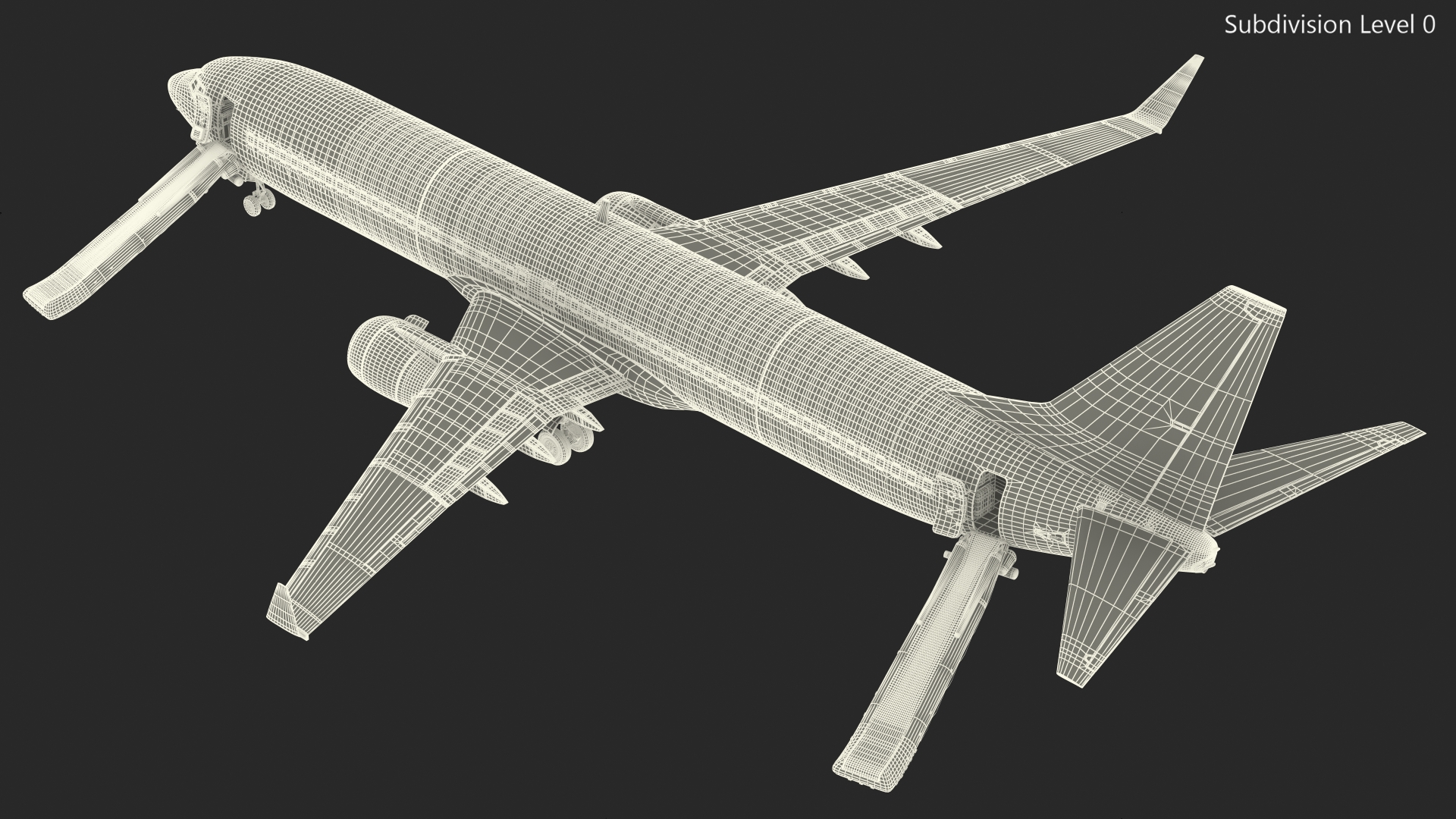 3D Boeing 737 900 ER Delta with Inflatable Evacuation Door Slide