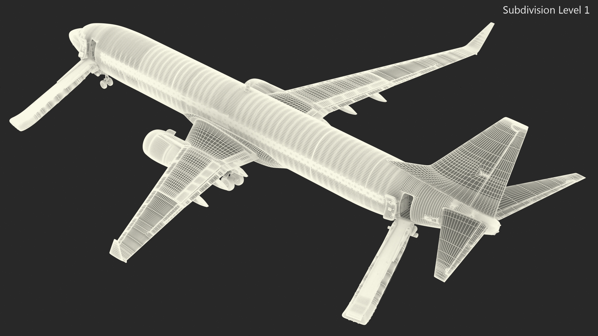 3D Boeing 737 900 ER Delta with Inflatable Evacuation Door Slide