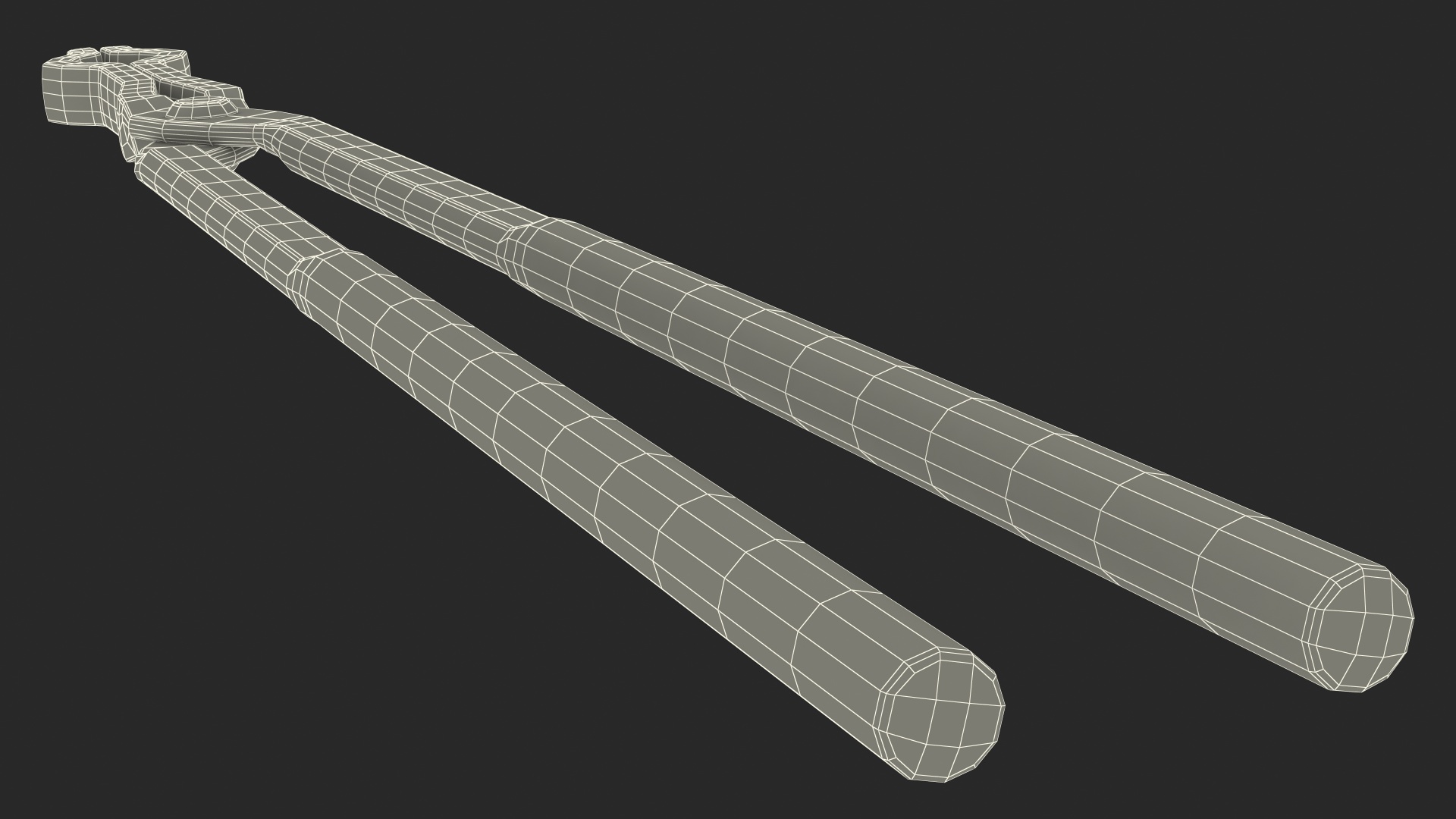 Blacksmith Pick Up Tongs 3D model