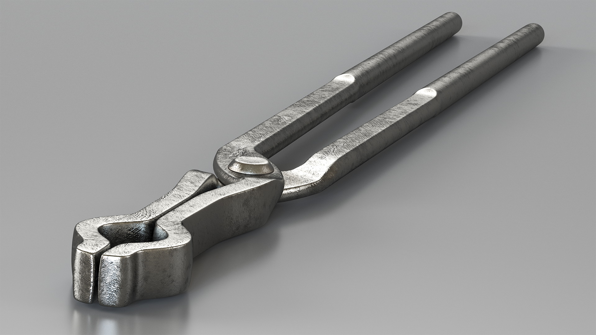 Blacksmith Pick Up Tongs 3D model