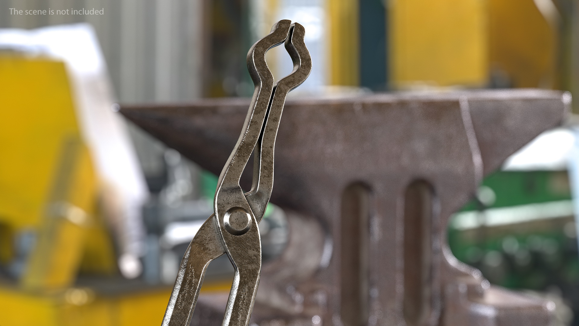 Blacksmith Pick Up Tongs 3D model
