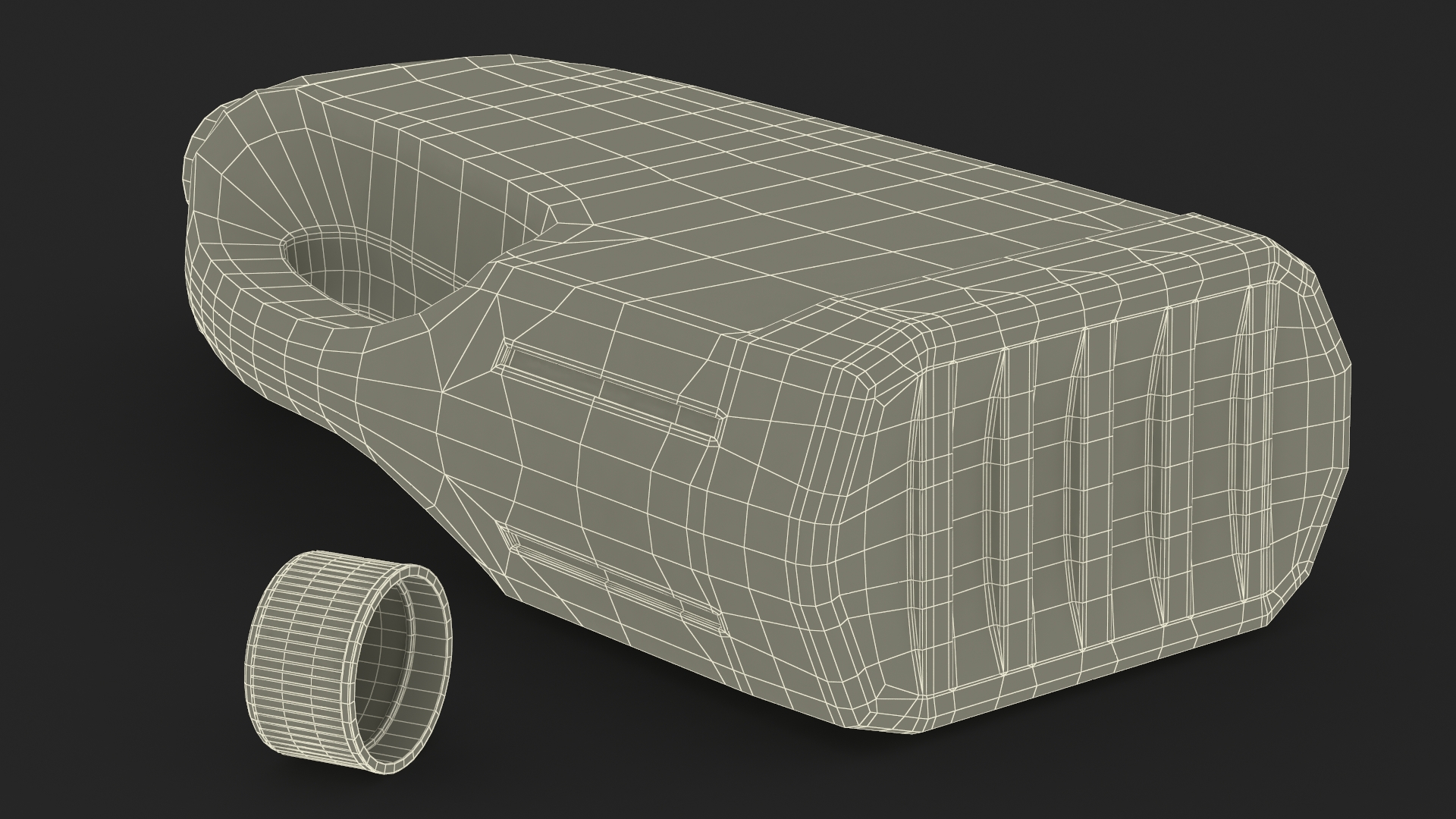 3D Plastic Cleaning Bottles Mockup