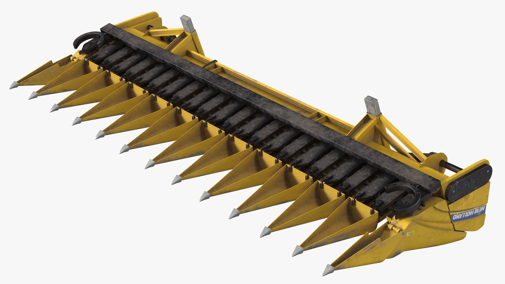 3D model New Holland Agriculture 980CR Corn Header 12 Rows Dirty