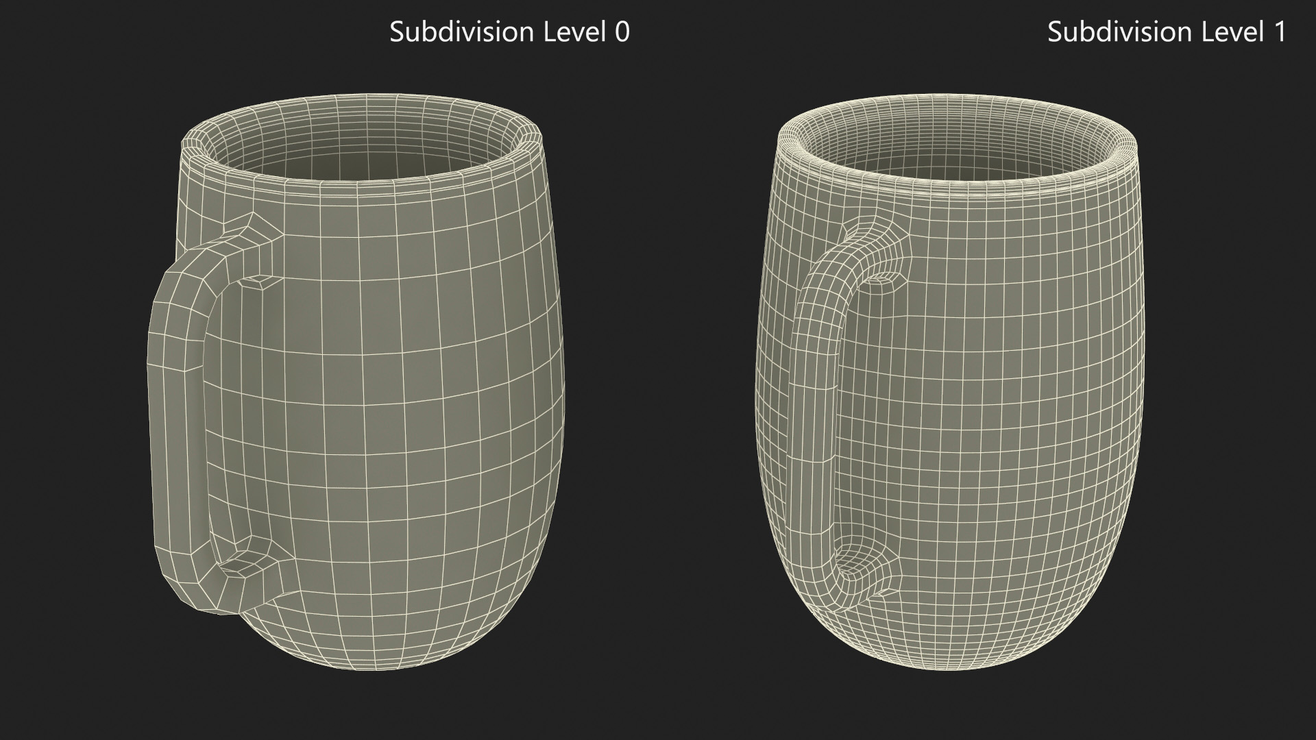 Clear Double Wall Glass Coffee Mug for 3D Print 3D