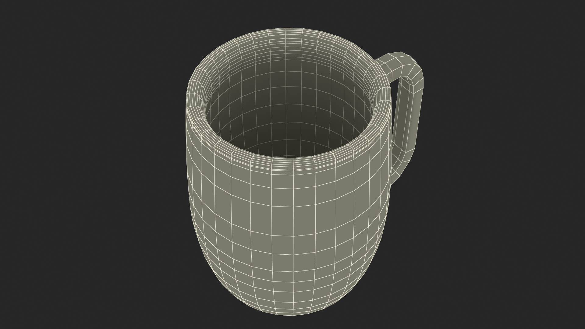 Clear Double Wall Glass Coffee Mug for 3D Print 3D