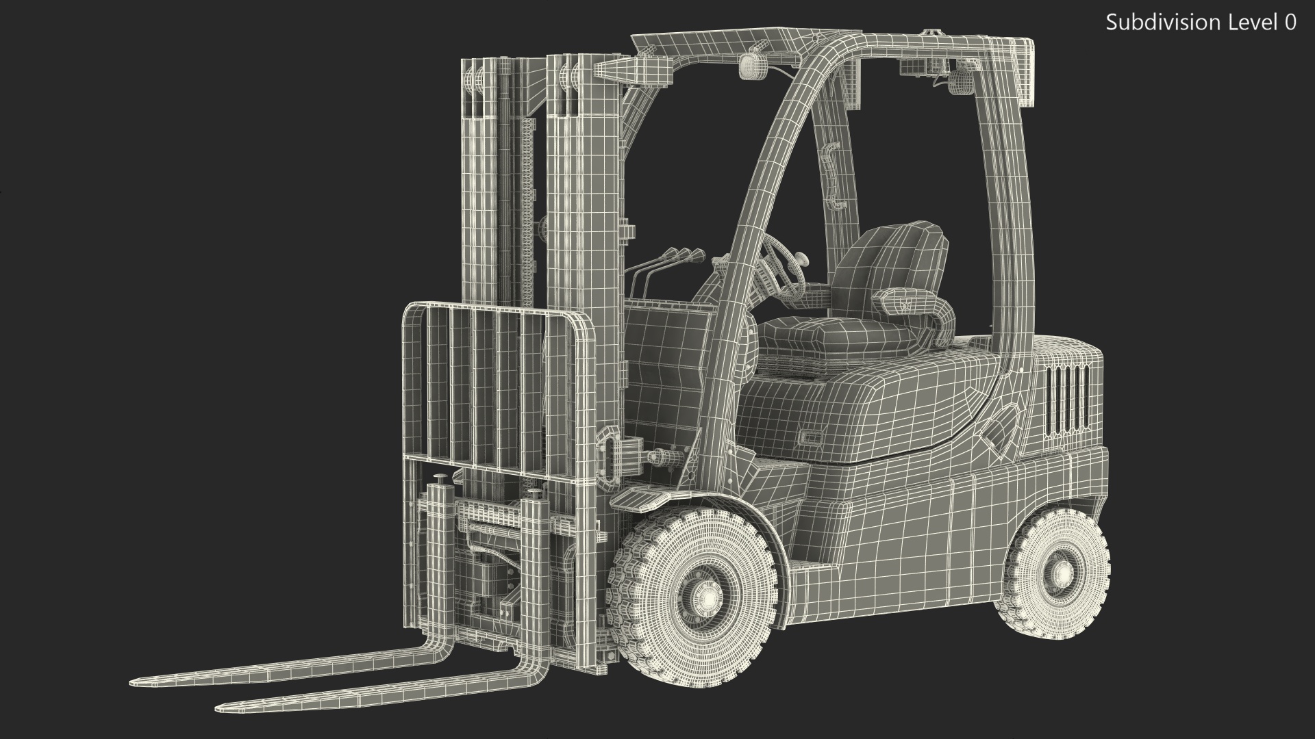Forklift Truck 3D model