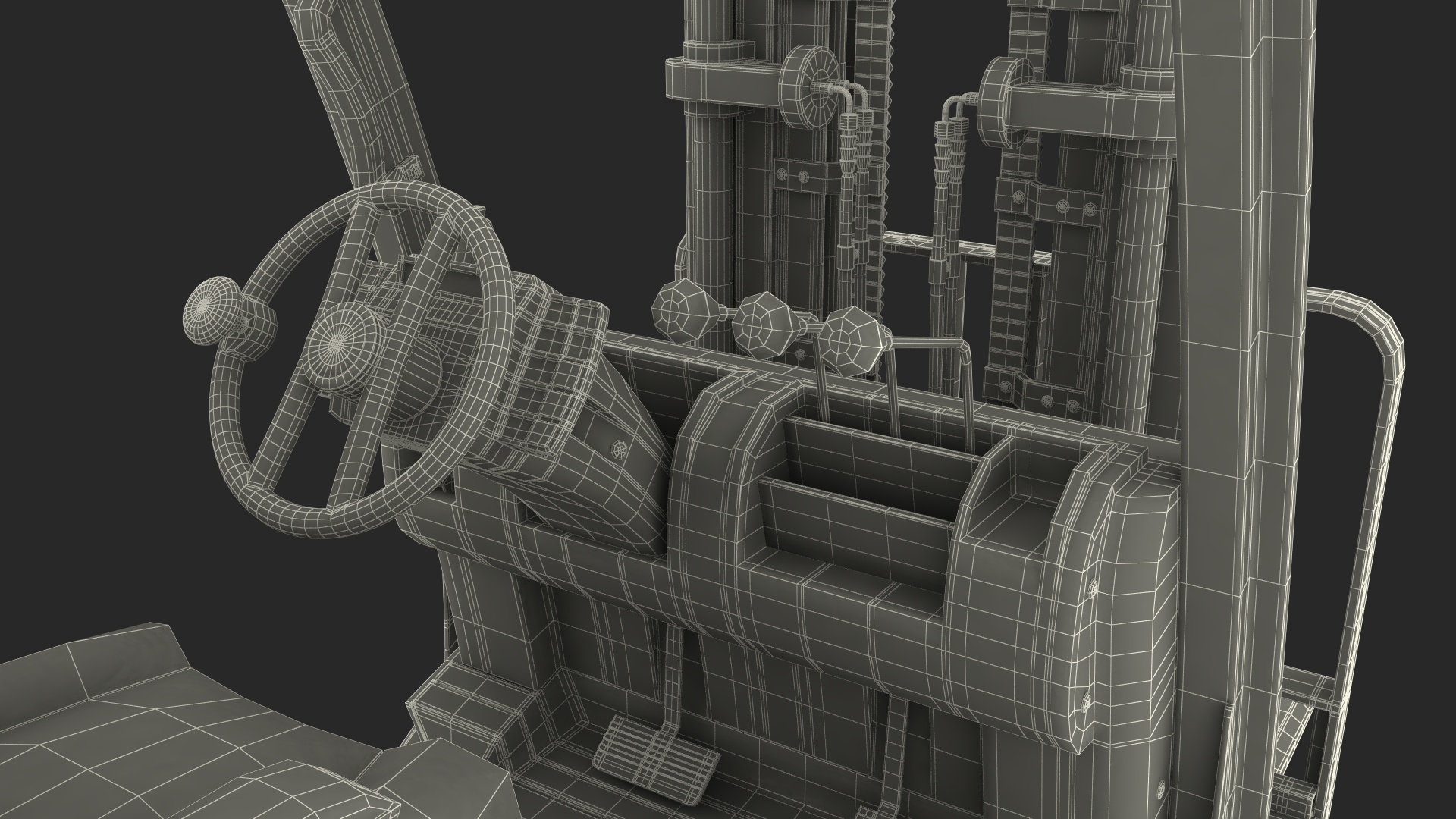 Forklift Truck 3D model