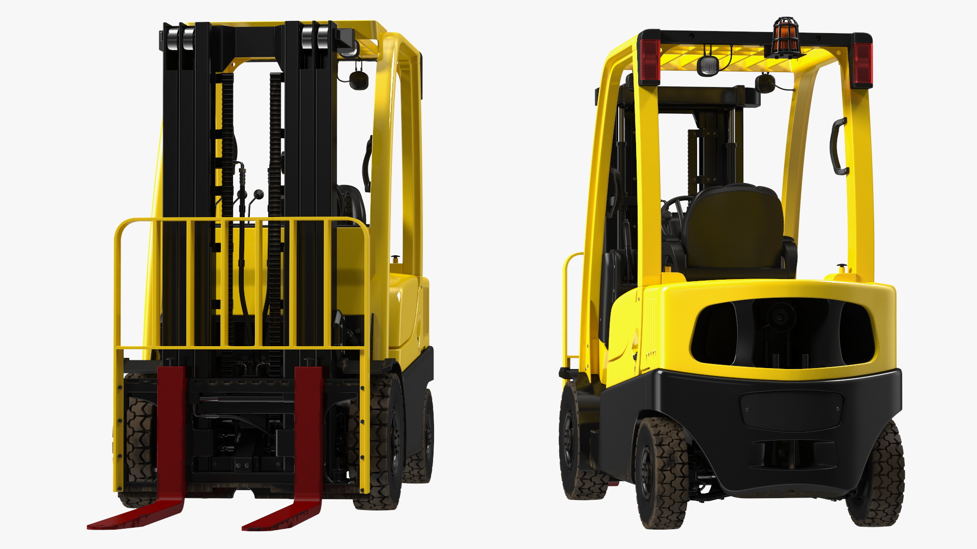 Forklift Truck 3D model