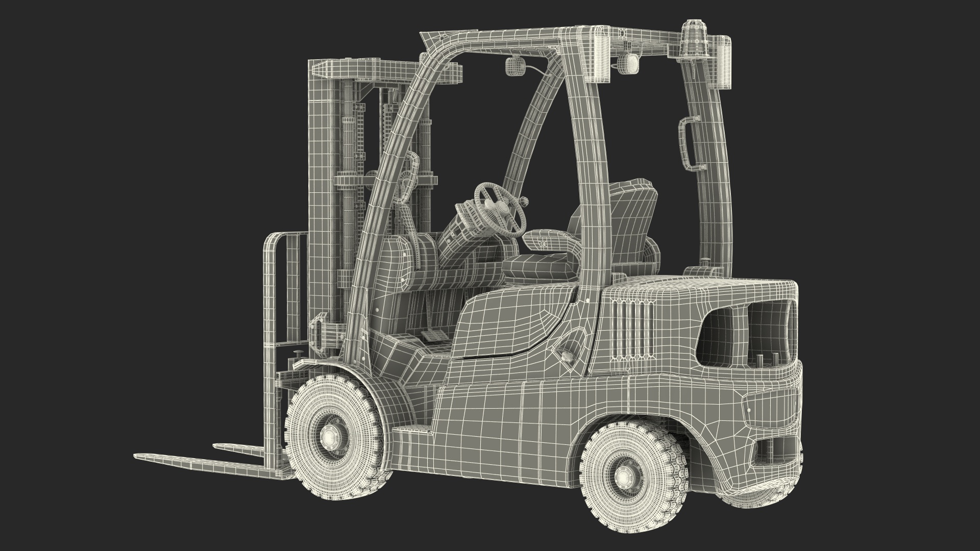 Forklift Truck 3D model