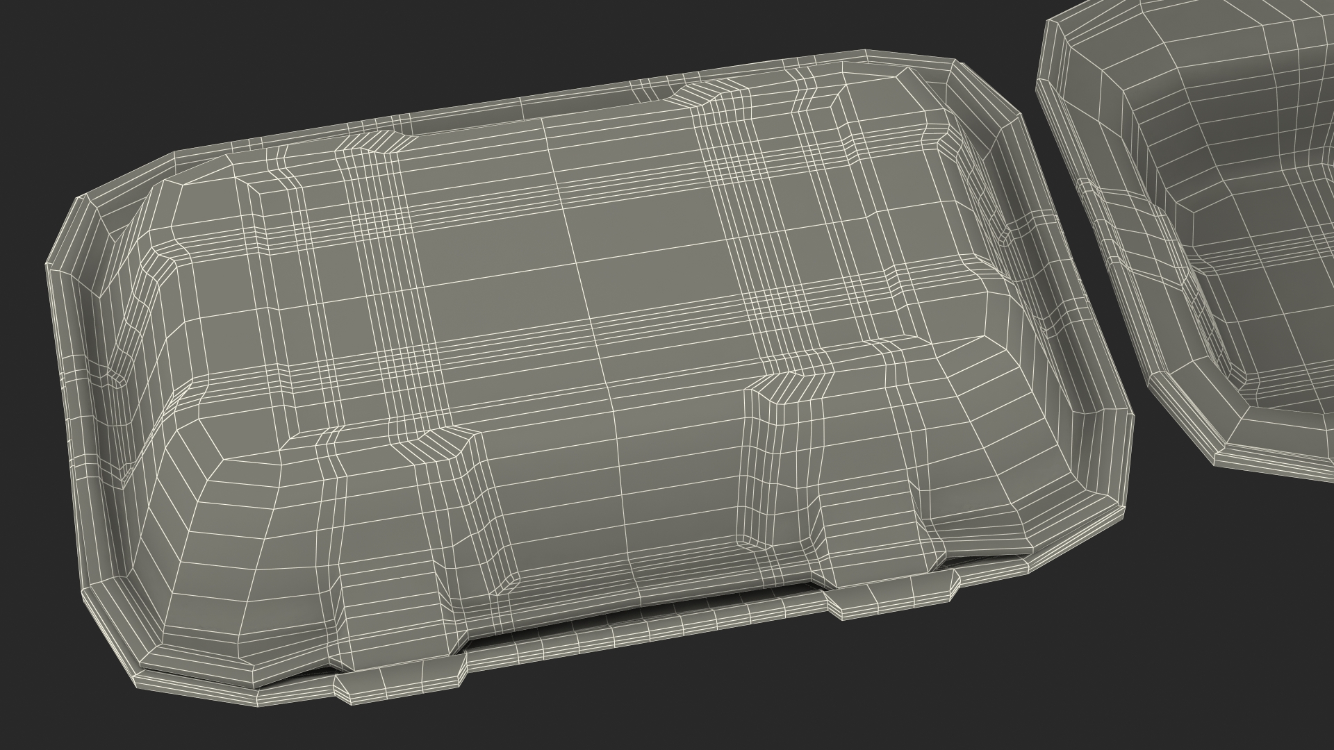 Biodegradable Lunch Box Set 3D