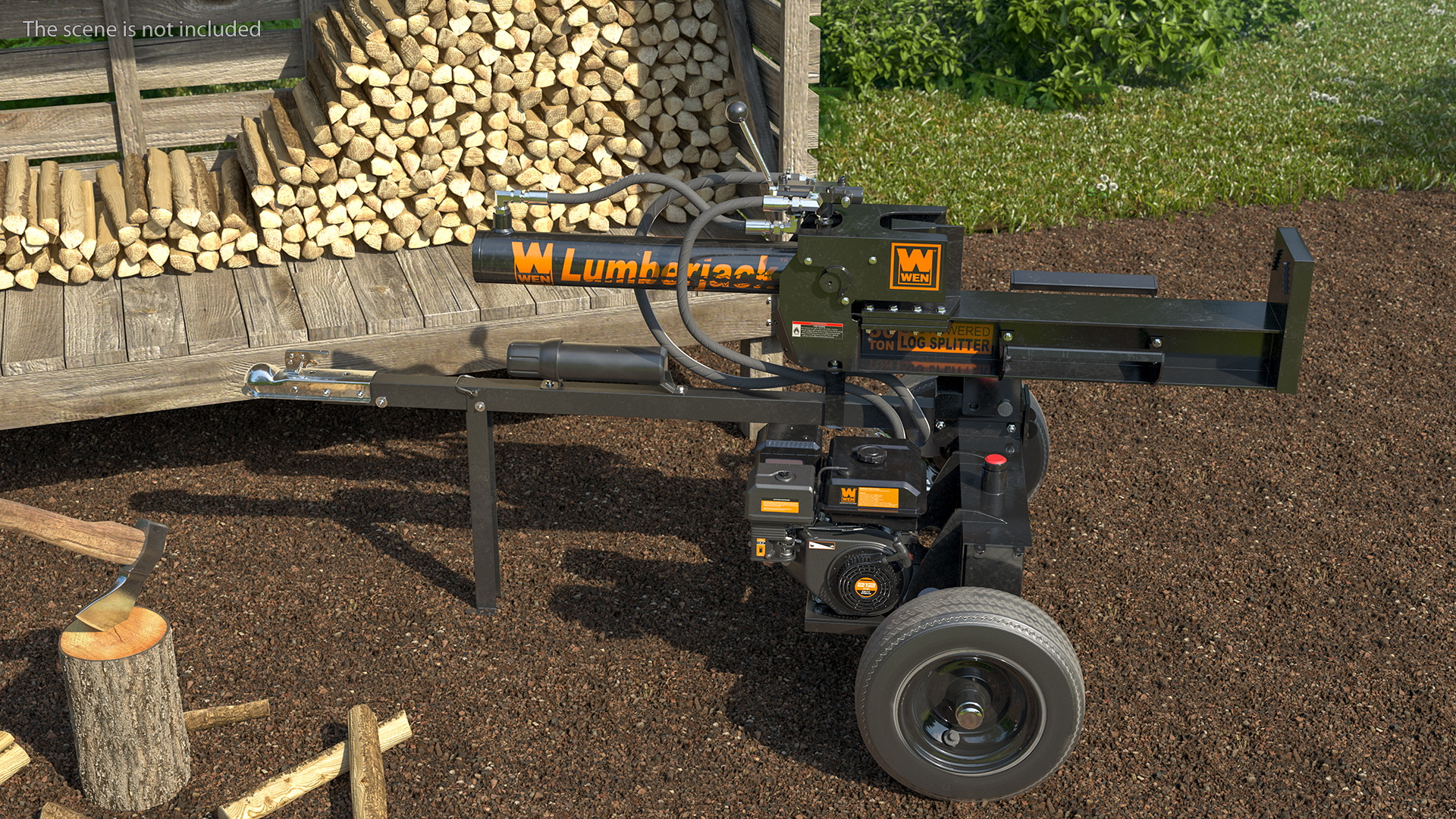 3D model WEN 56230 Lumberjack Gas Powered Log Splitter