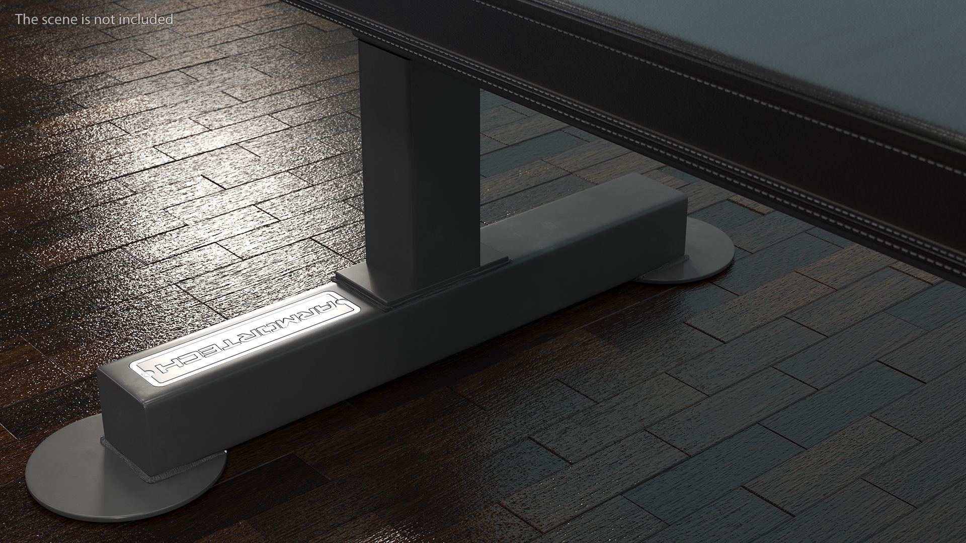 Sport Bench Black 3D