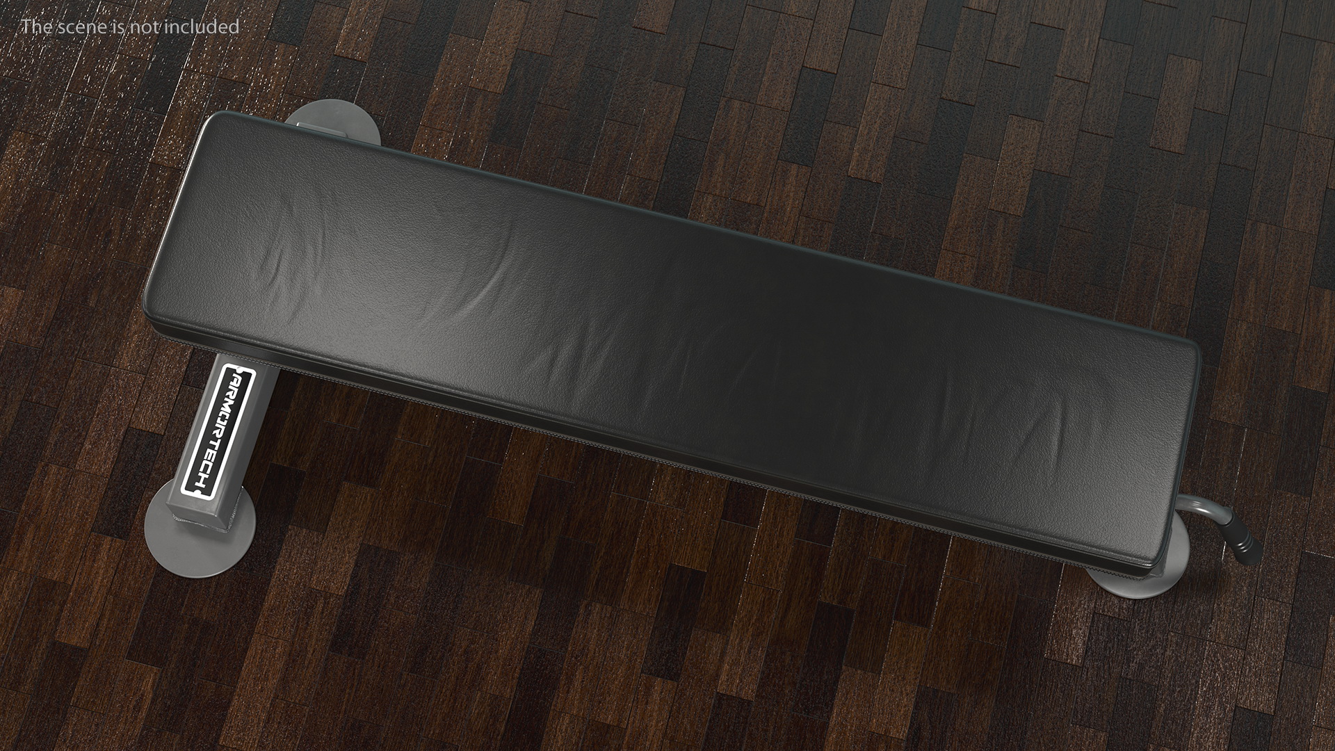 Sport Bench Black 3D