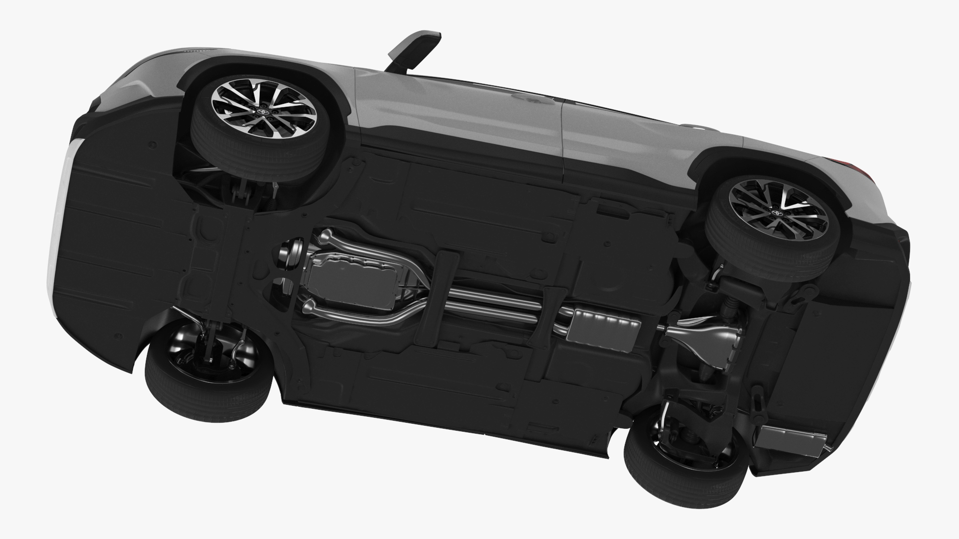 Toyota Corolla Cross 2023 White Color 3D