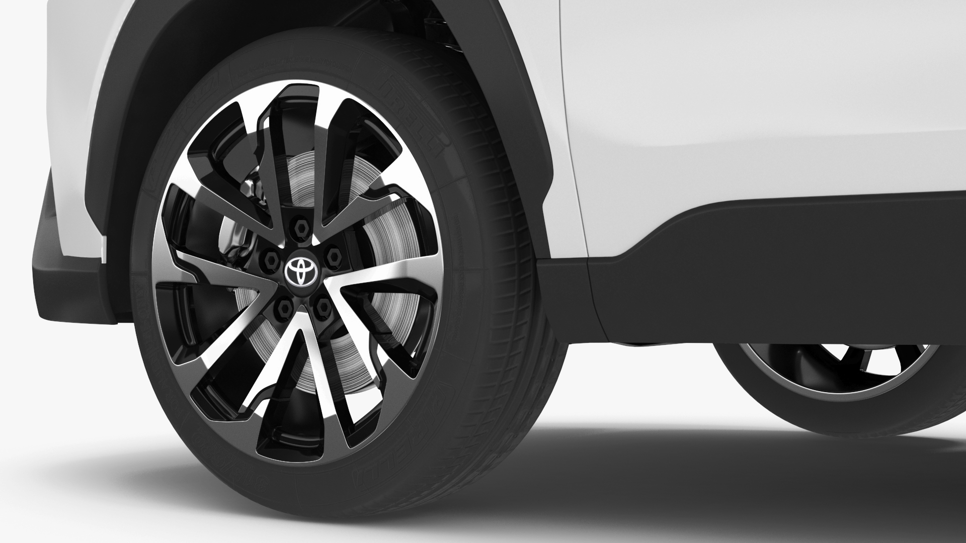 Toyota Corolla Cross 2023 White Color 3D