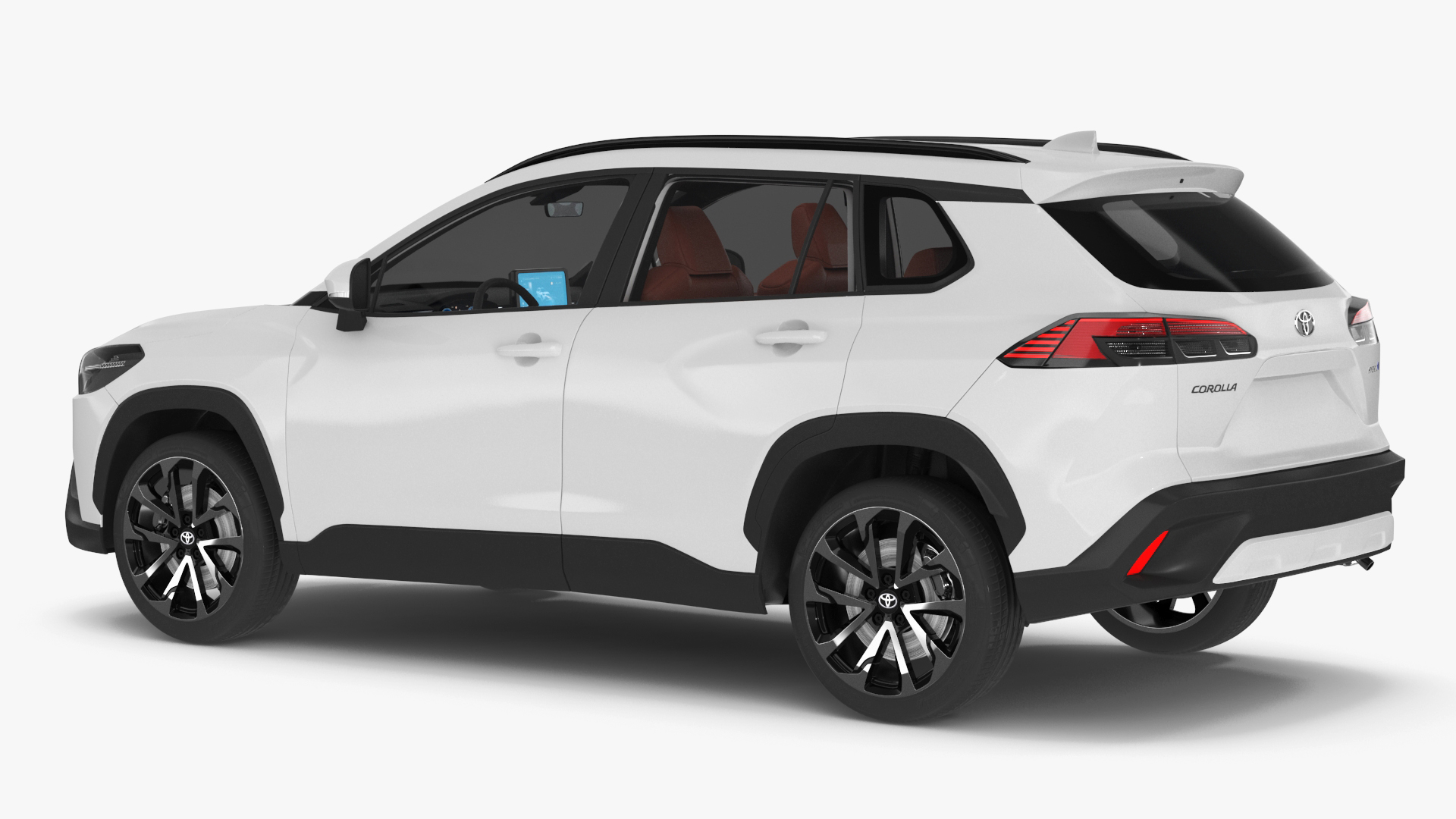Toyota Corolla Cross 2023 White Color 3D