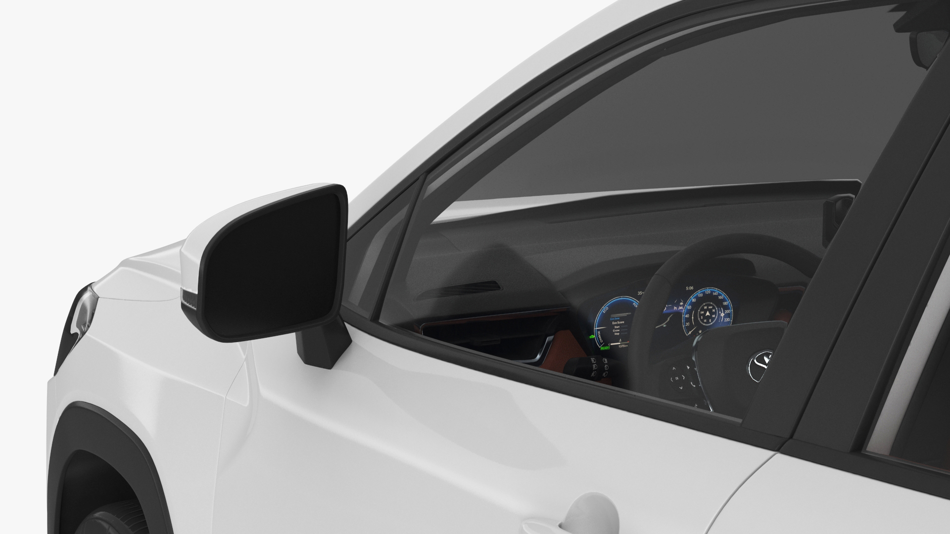 Toyota Corolla Cross 2023 White Color 3D