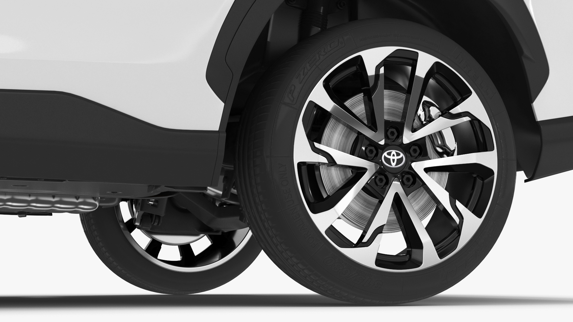Toyota Corolla Cross 2023 White Color 3D