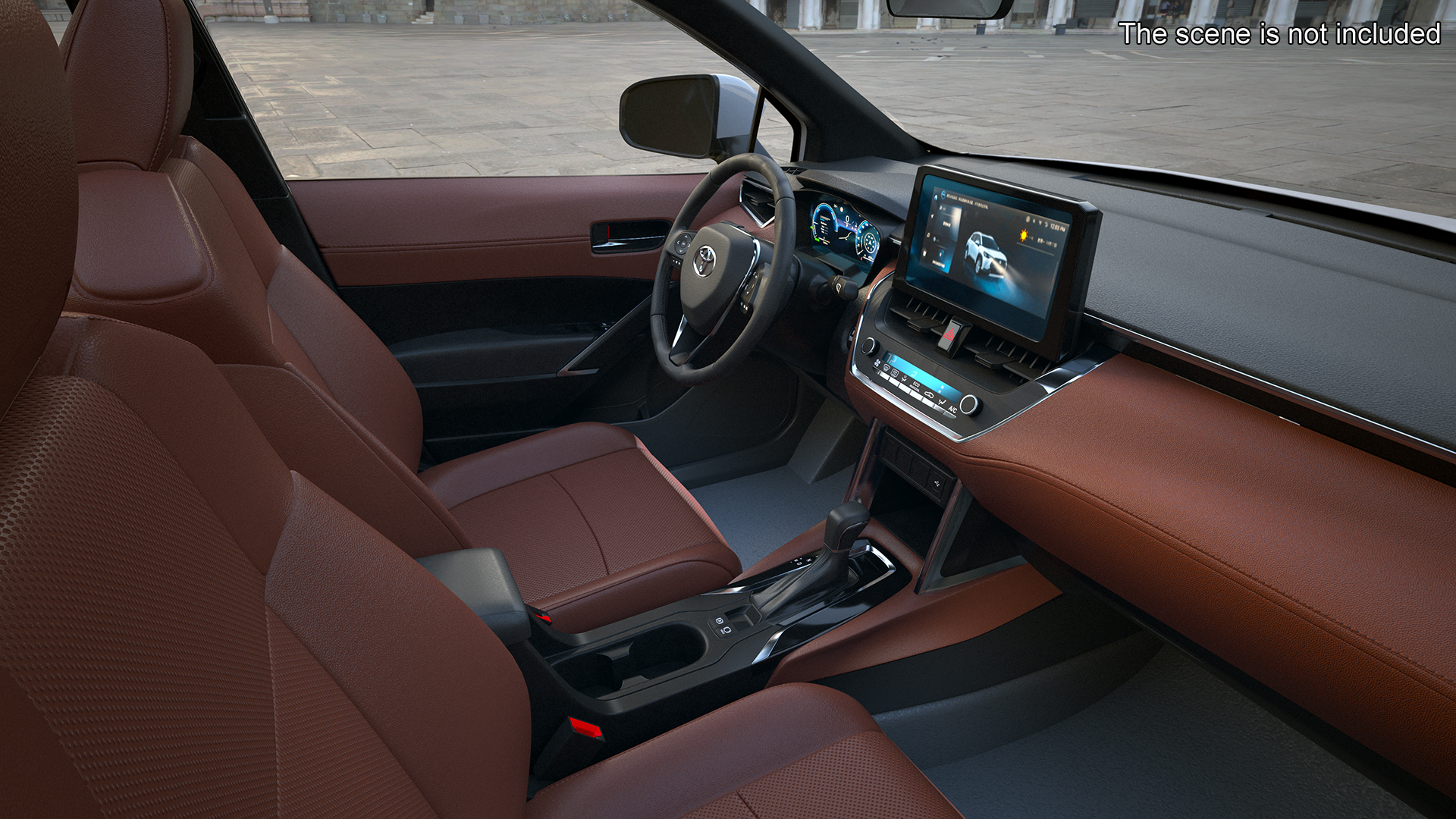 Toyota Corolla Cross 2023 White Color 3D