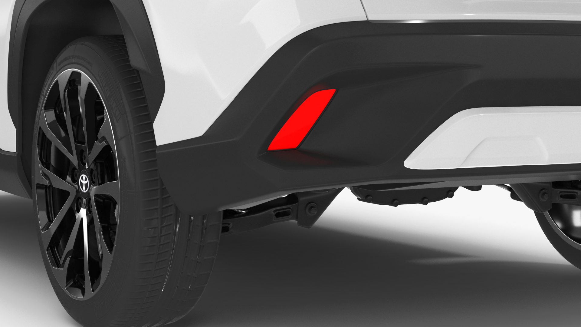 Toyota Corolla Cross 2023 White Color 3D