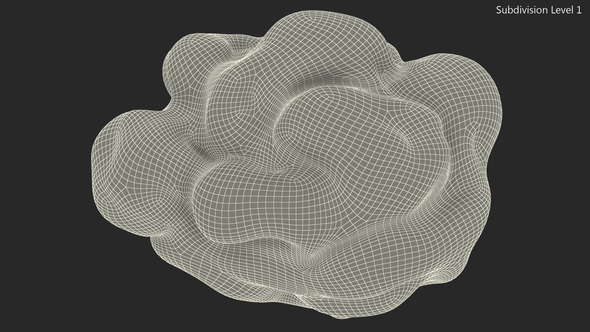 Chewed Bubble Gum Pink 3D