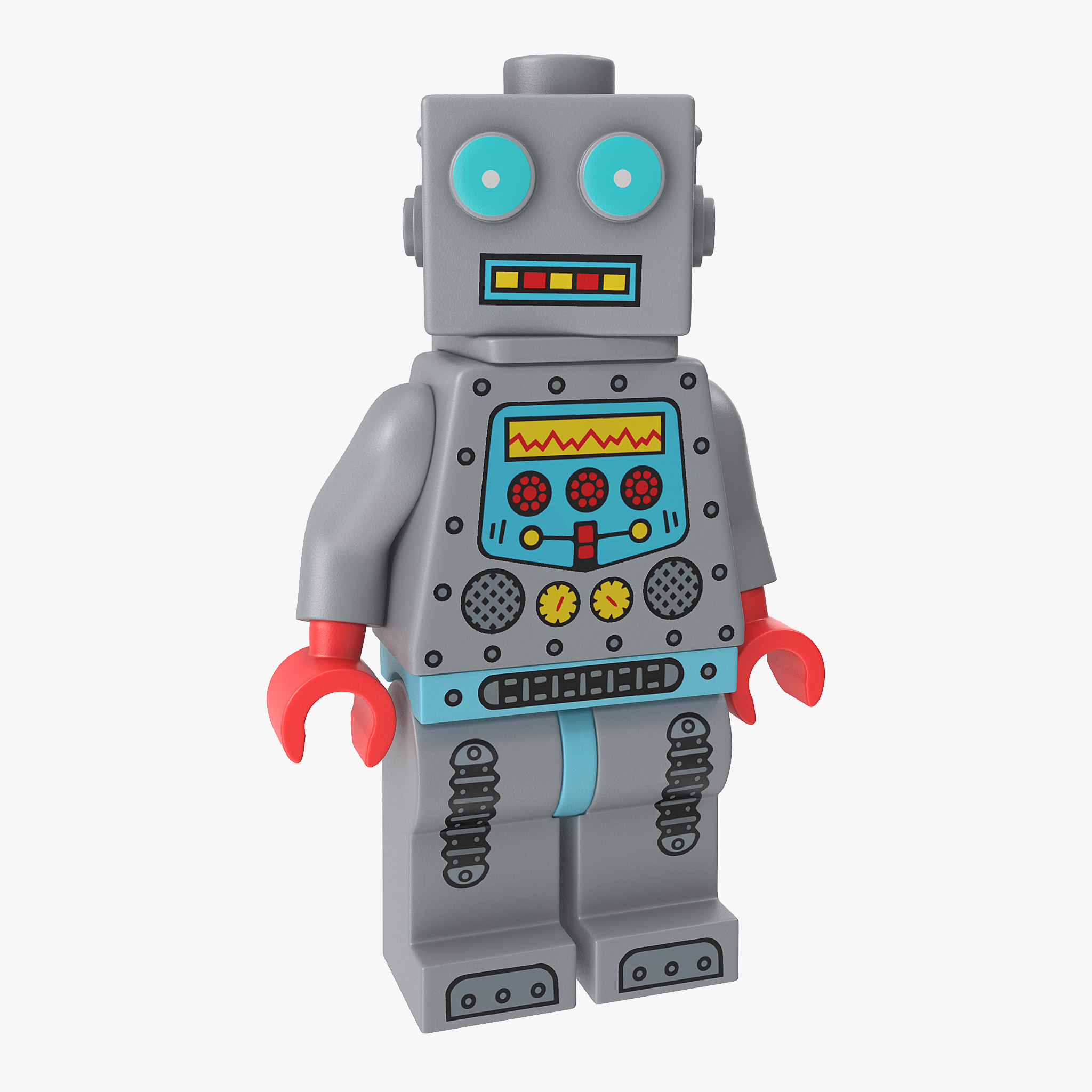Lego Robot Minifigure, view 3