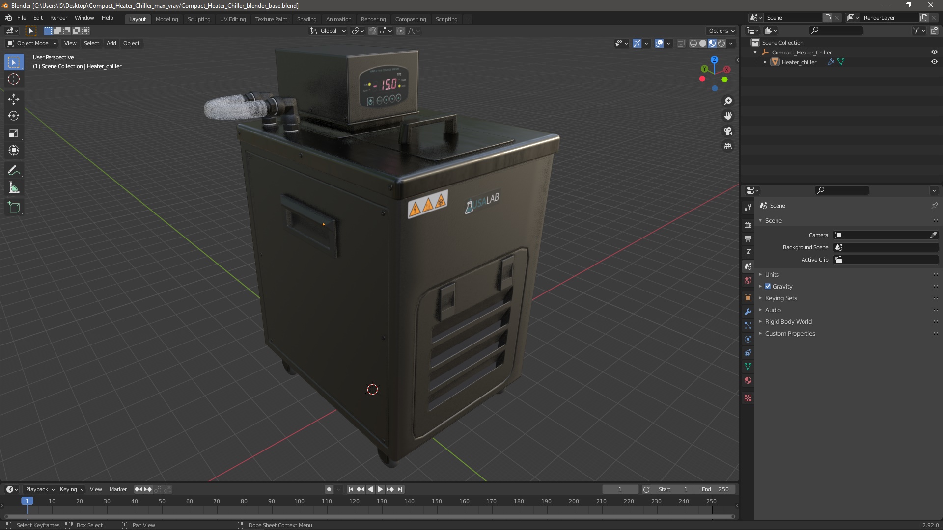 Compact Heater Chiller 3D