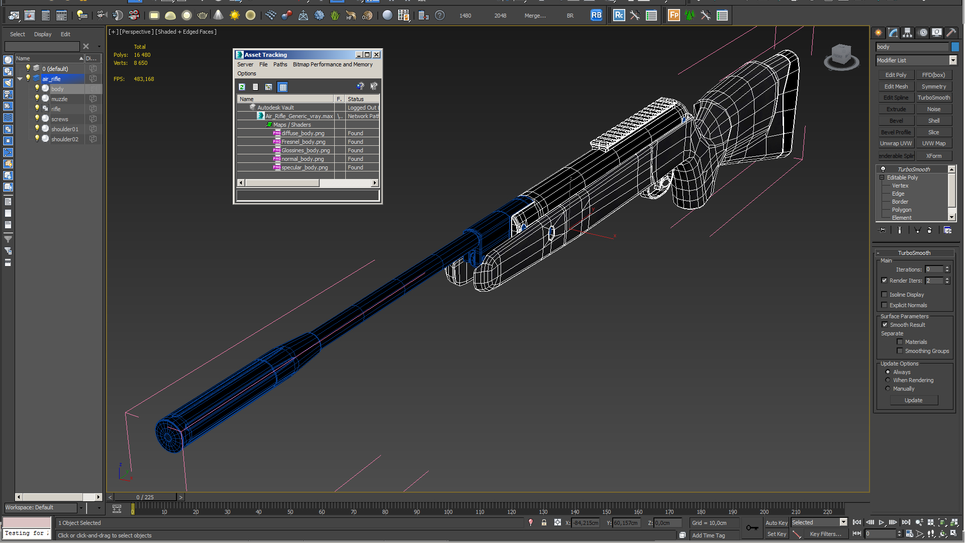 Air Rifle Generic 3D