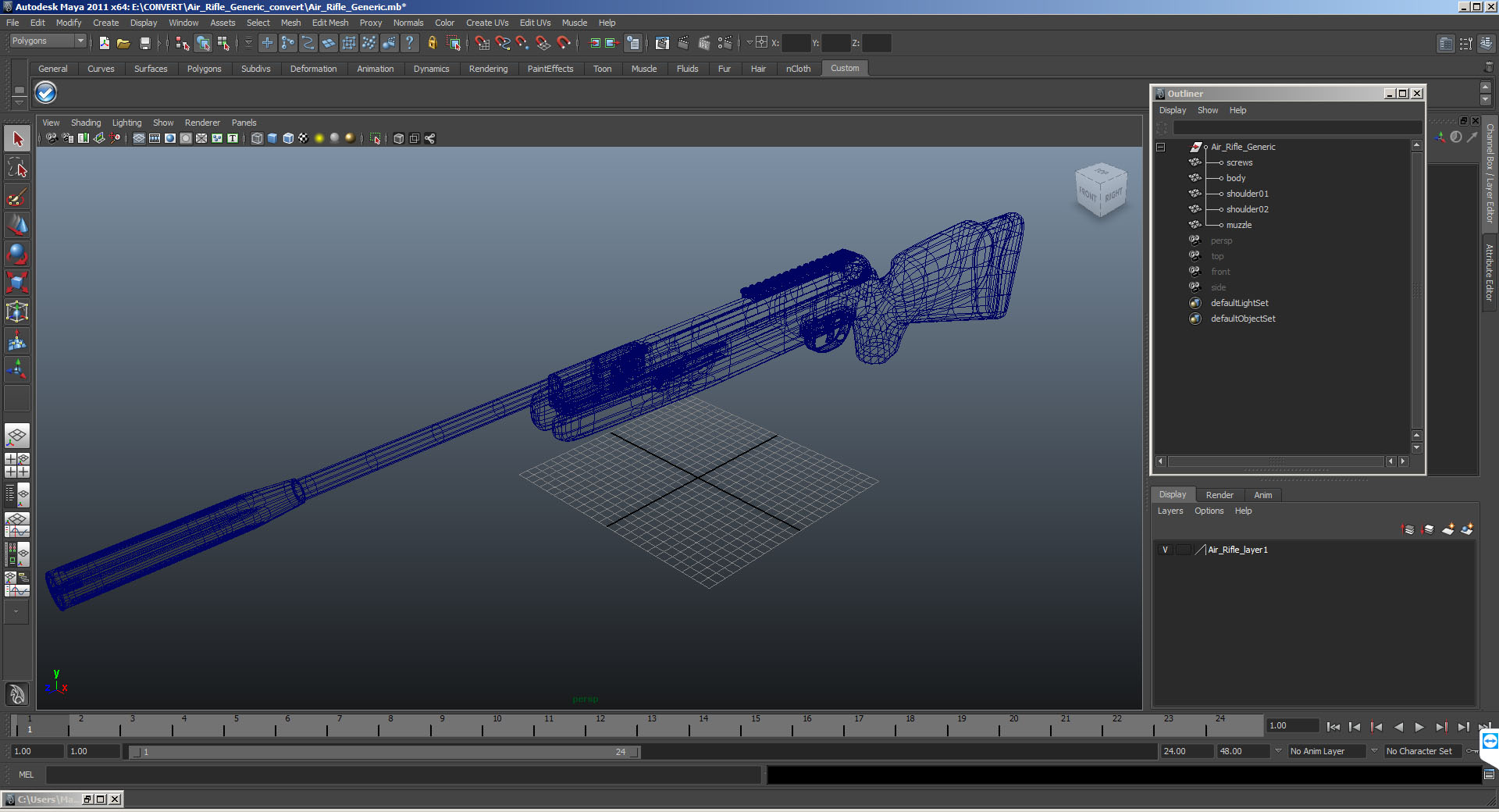 Air Rifle Generic 3D