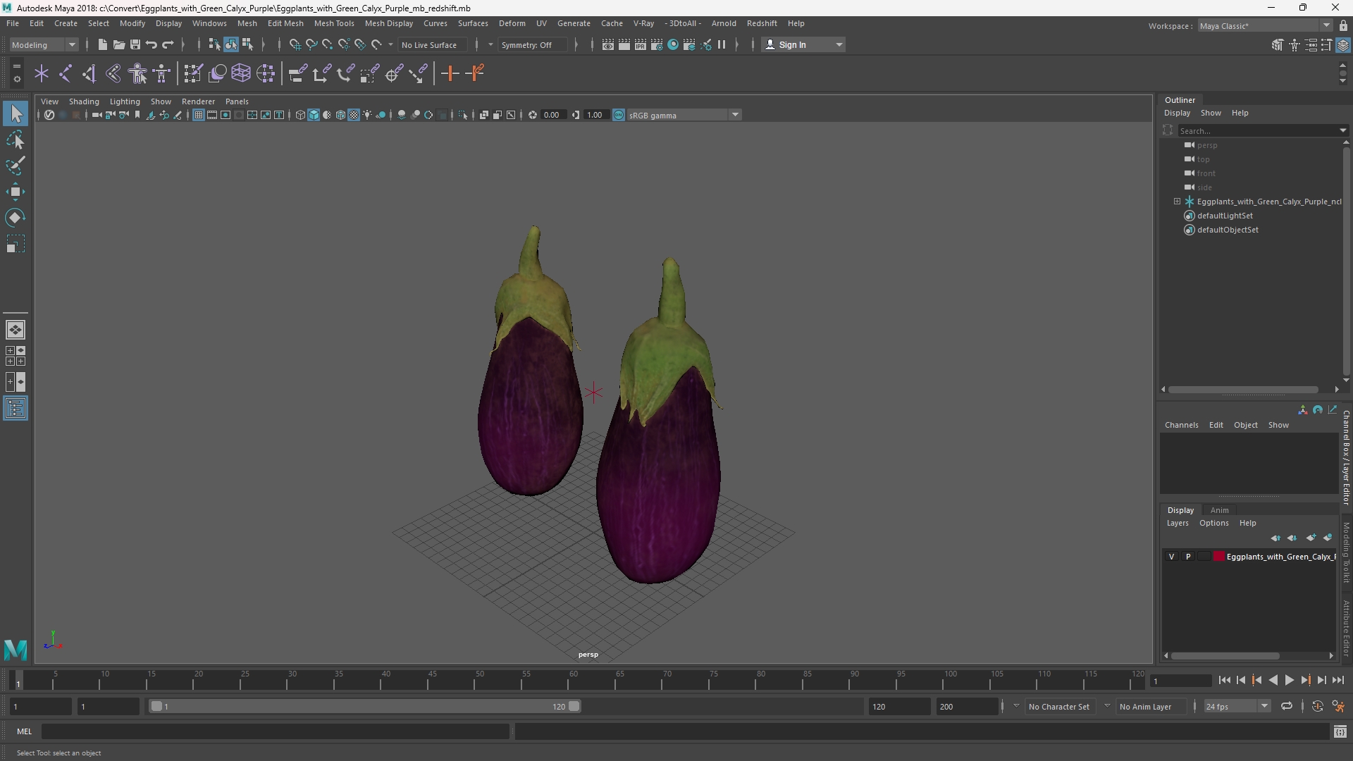 Eggplants with Green Calyx Purple, view 10