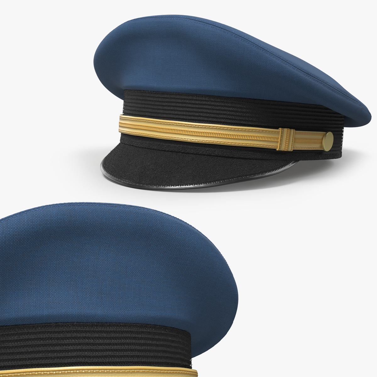 Airline Captain Cap Fur