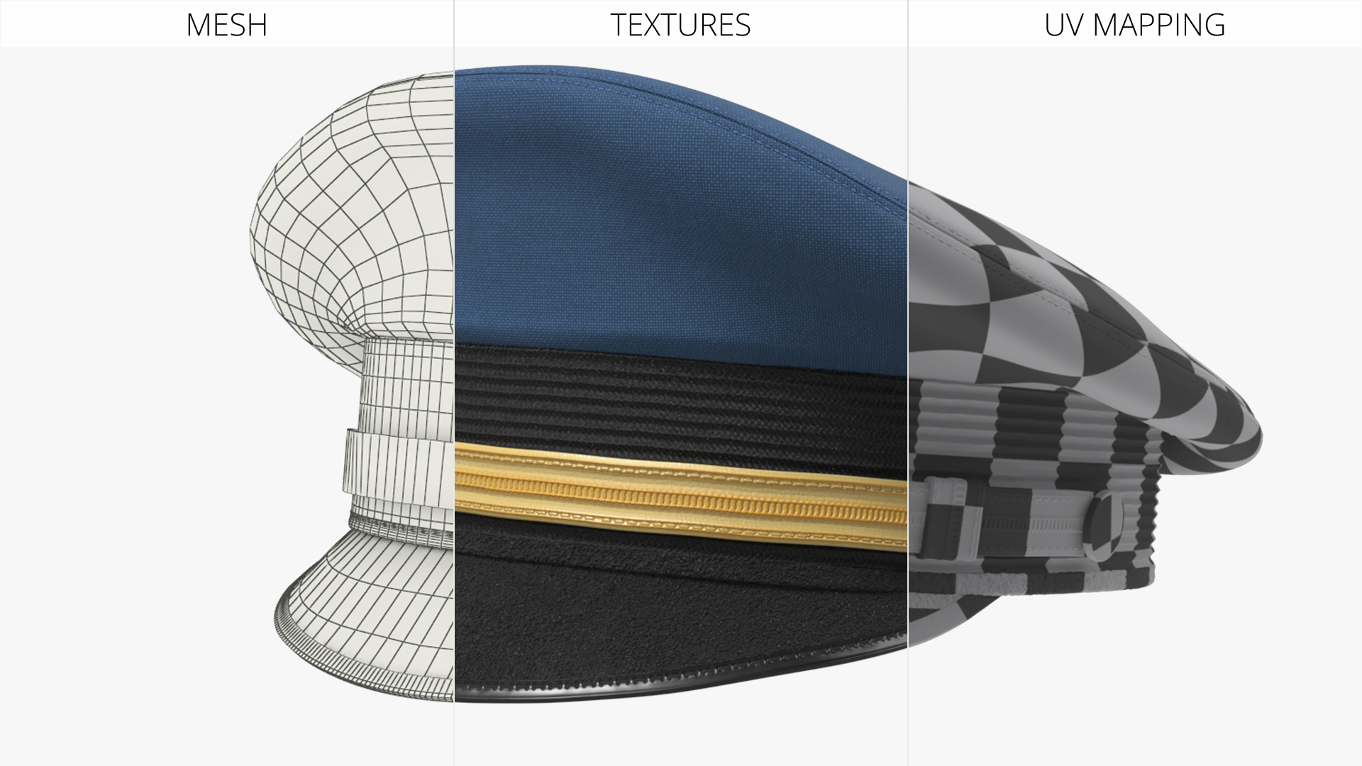 Airline Captain Cap Fur, view 7