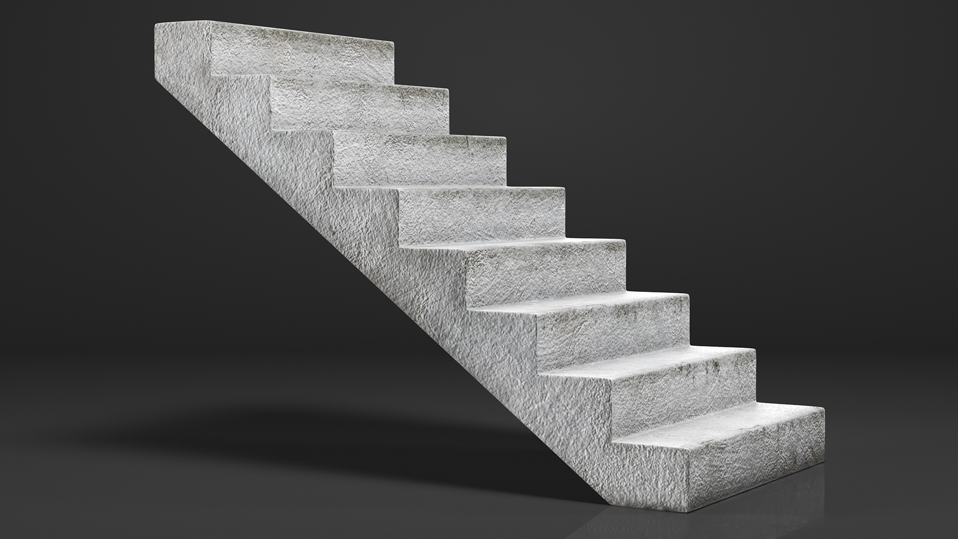 3D model Concrete Stairs