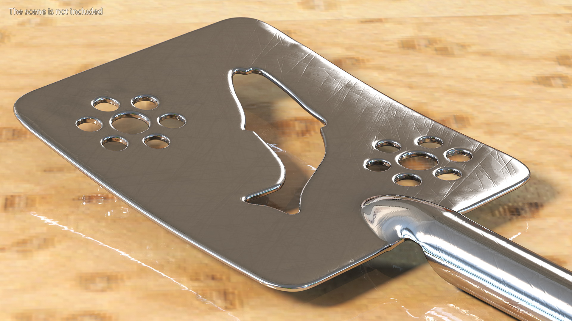 Vintage Sardine Tin Opener and Server 3D