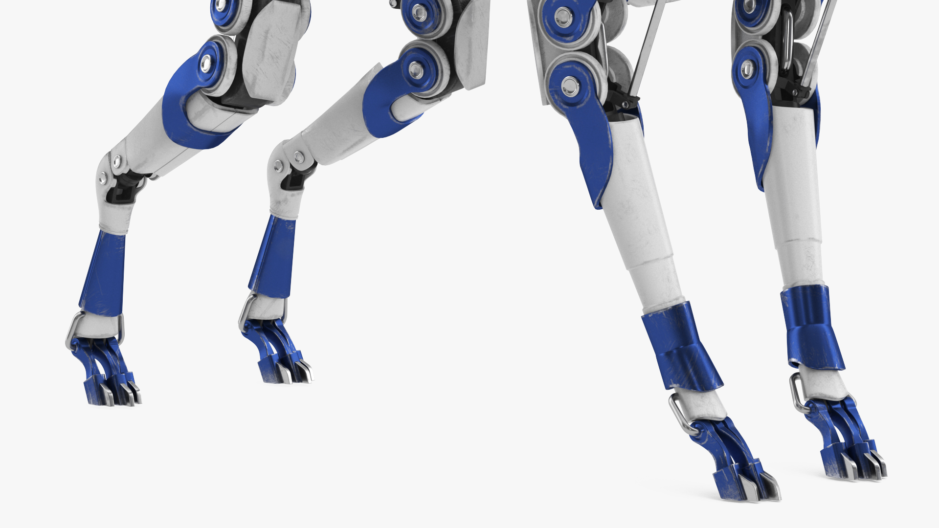Futuristic Police Robot Dog 3D