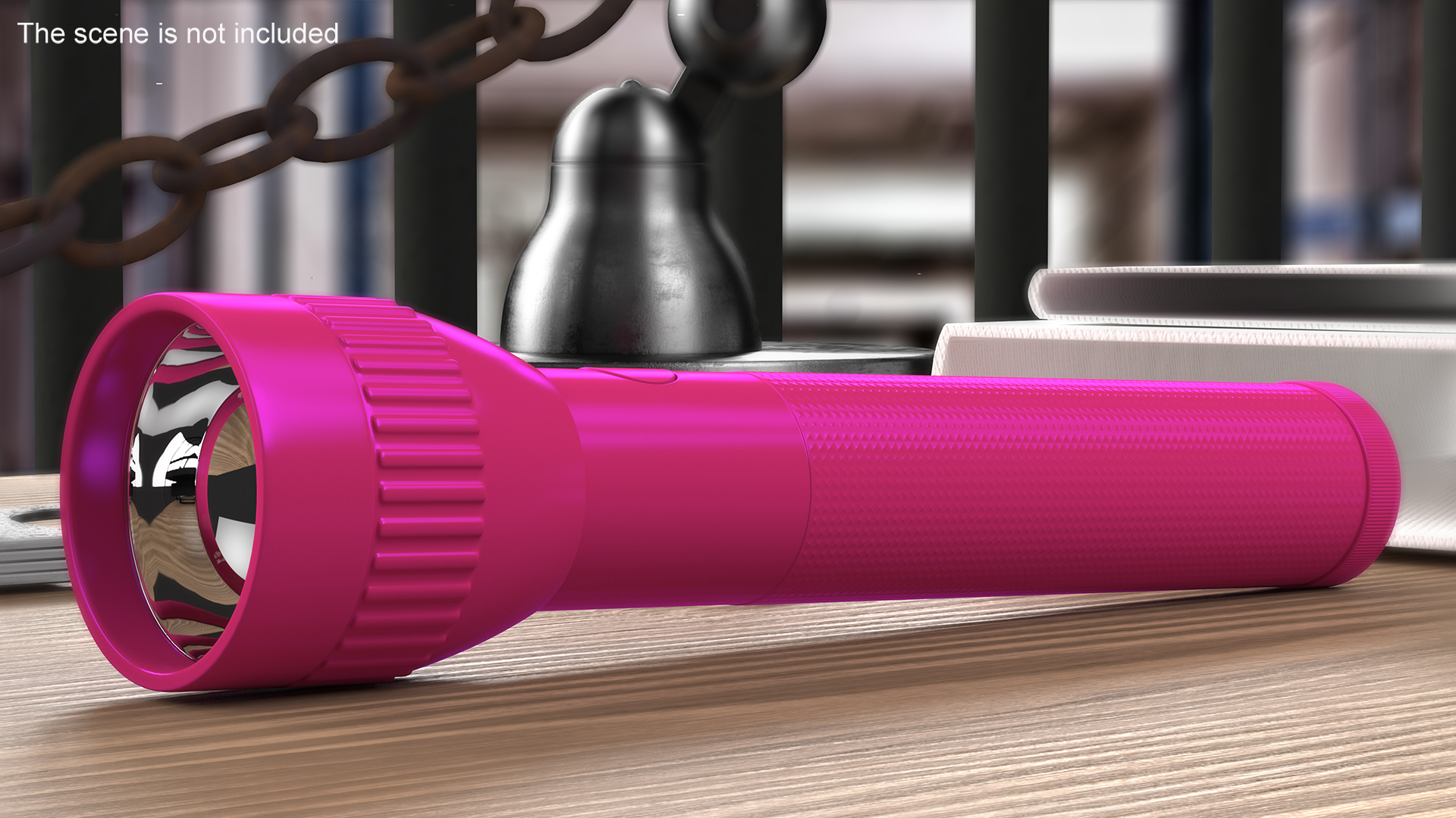 3D Police Security Pink Flashlight