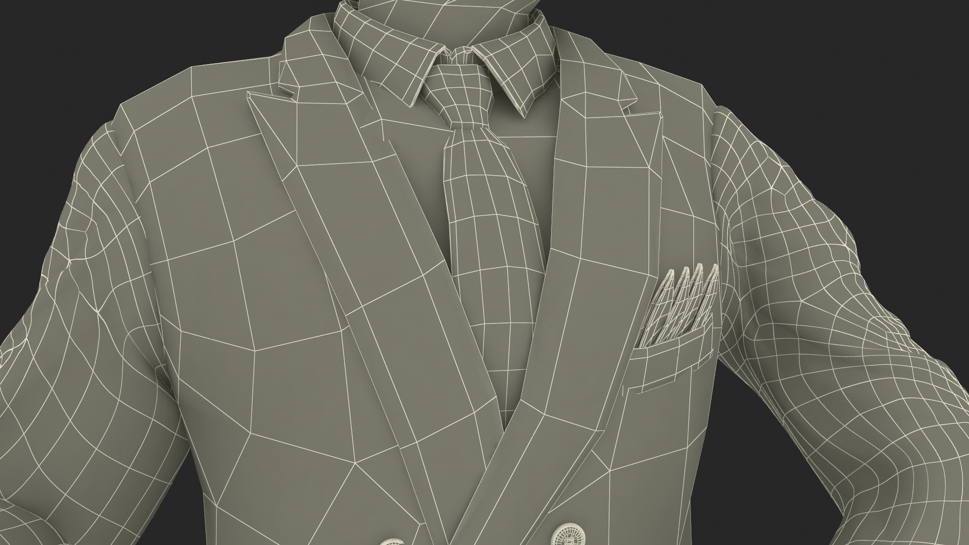 3D Handsome African American Businessman Rigged for Cinema 4D model