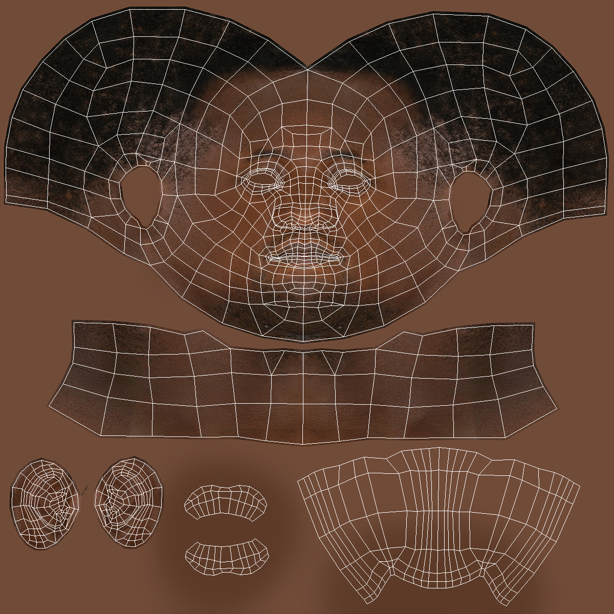 3D Handsome African American Businessman Rigged for Cinema 4D model