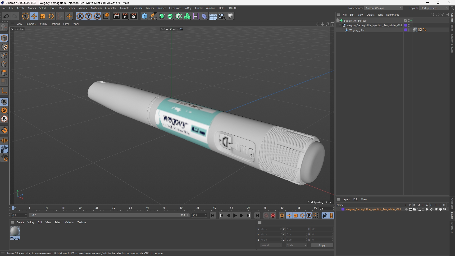 Wegovy Semaglutide Injection Pen White Mint - view 12